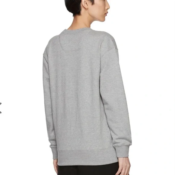 Marc Jacobs Gray Crewneck Sweater with Graphic Design - Picture 3 of 12